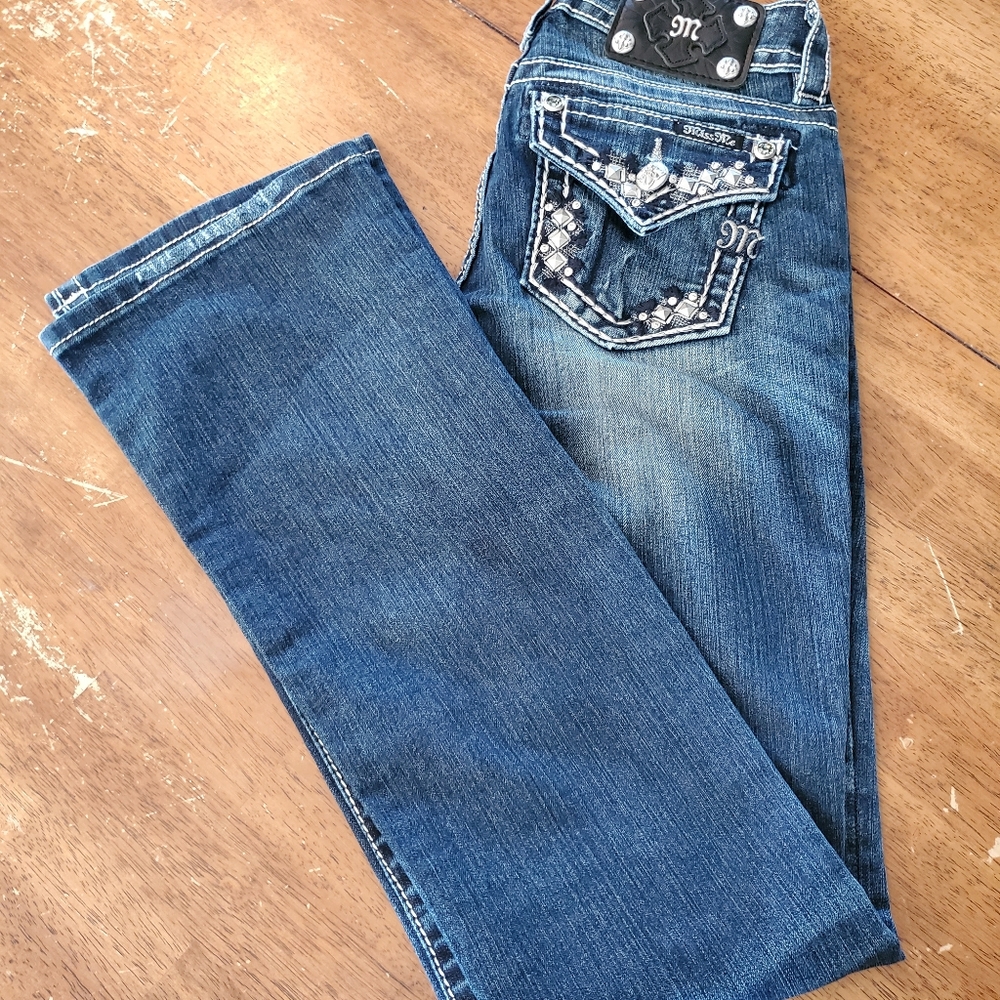 Missed mid rise boot jeans